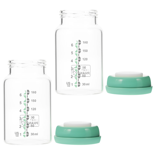 Newborn Bottles Milk Storage 2 Pcs Feeding Glass Baby Infant Care Products Breast Fresh Keeping Nursing