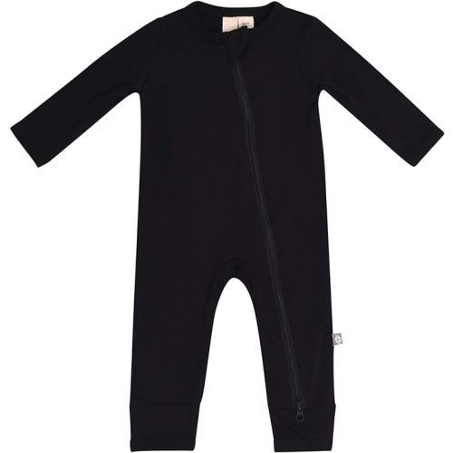 KYTE BABY Zippered Rompers, 97% Rayon made from Bamboo, 3% Spandex, - 2T - Midnight