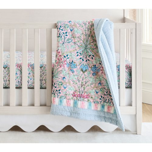 Morris & Co. Hyacinth Reversible Baby Quilt | Pottery Barn Kids