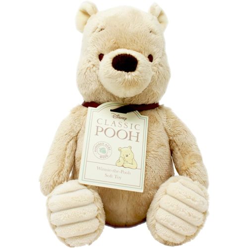 Disney DN1460 Winnie the Pooh Soft Plush Toy - 20cm Beige Baby & Toddler Cuddly Bear