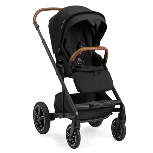Nuna MIXX Next Stroller with Magnetic Buckle - Caviar | Traveling Tikes - Traveling Tikes