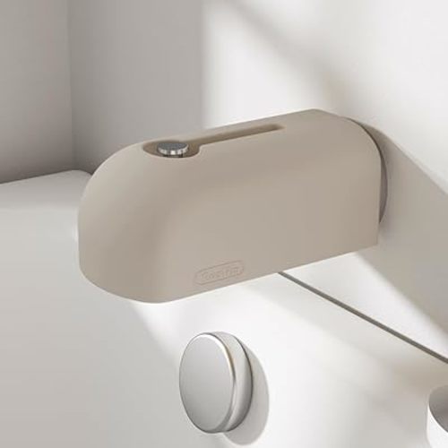 Faucet Cover Bathtub for Baby, Soft Silicone Tub Spout Cover, Faucet Protector for Kids, Bath Spout Guard for Baby, Toddler Tub Faucet Cover, Water Spout Cover for Child Safety, Universal Fit (Ivory)