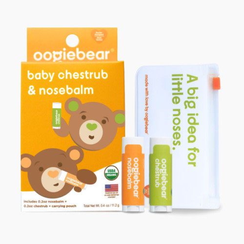 Oogiebear Organic Mini Nosebalm and Chestrub Kit
