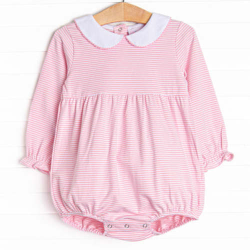 Erin Long Sleeve Bubble, Pink Stripe – Stitchy Fish