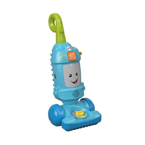Fisher-Price Toddler Toy Laugh & Learn Light-Up Learning Vacuum Musical Push Along for Pretend Play Infants Ages 1+ Years