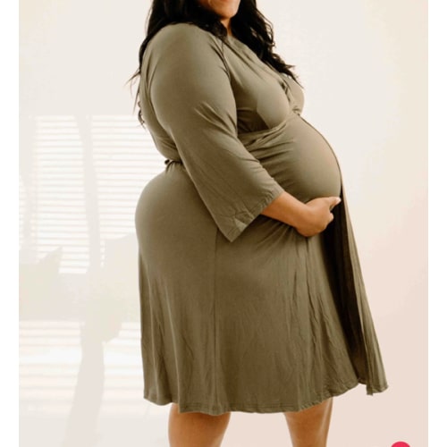 Lila Labor & Postpartum Gown in Sage
