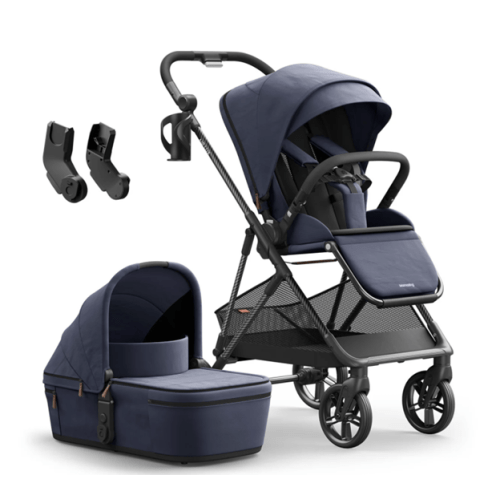 Air Lux Stroller With Bassinet - Dark Navy