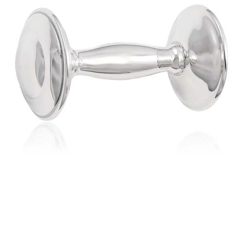 Plain Sterling Silver Baby Rattle