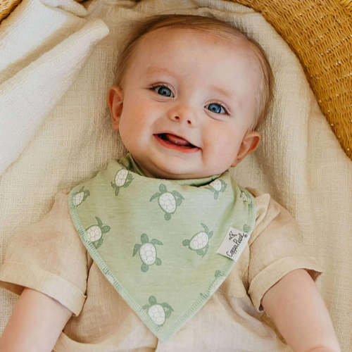 4 Pack Baby Bandana Bibs - Cove