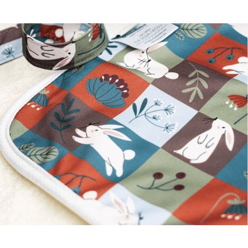 Ultra-Soft Bamboo Machine Washable and Wipeable Diaper Change Mat (Fall Quilt)