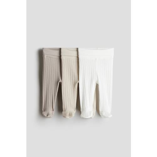 3-PACK FOLDOVER-WAIST LEGGINGS