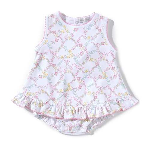 Kissy Kissy Baby Girls Newborn-24 Months Sleeveless Printed Skirted Bodysuit