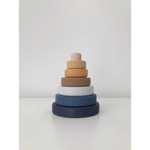 SABO concept Wooden Pyramid Stacker Mini - Desert Night