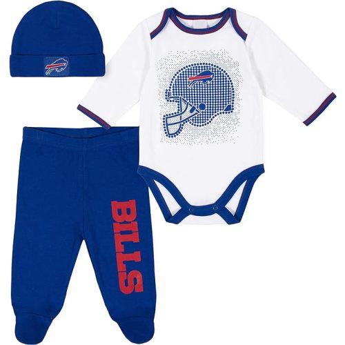 Gerber Unisex Baby NFL Team Footed Pant and Bodysuit Gift Set