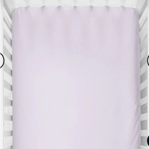 Lovely Lavender Solid Crib Sheet