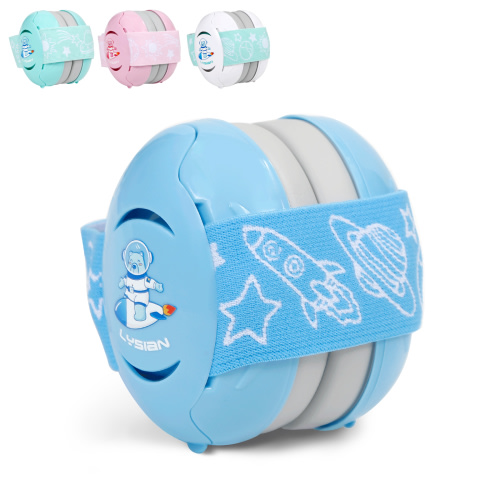 LYSIAN Baby Ear Muffs Noise Blocking for Infants, Hearing Protection Earmuffs for Sleep, Travel