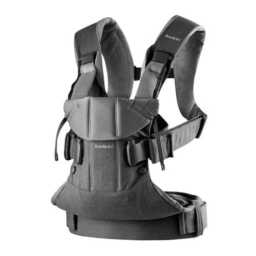 Baby Carrier One, Cotton - Denim Grey/Dark Grey