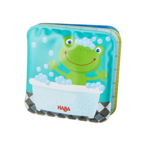 Haba Mini Bathtime Book Fritz The Frog With Rattling Effect - Great For Bathtime Or Wading Pool