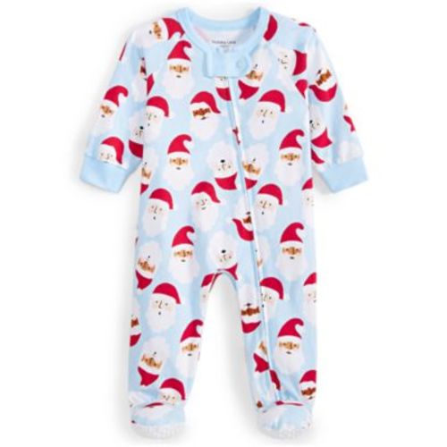 Infant Santa Cotton Matching Family Pajamas Onesie, Created for Macy's