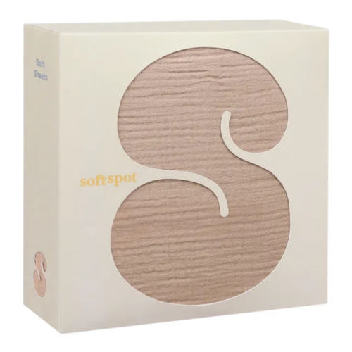 Soft Spot - Organic Cotton Fitted Sheet - 60 x 120 cm - Pink | Smallable