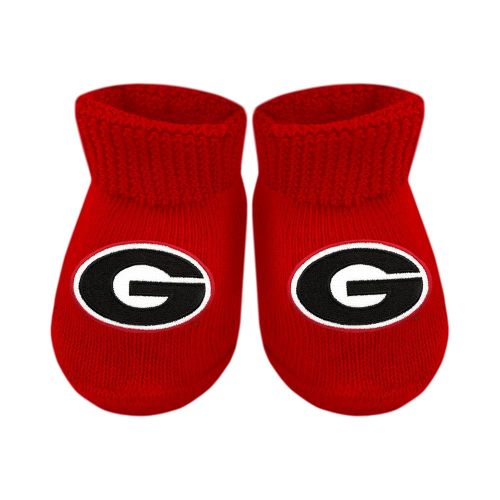 Creative Knitwear College Baby Bootie Sock - Team Logo, Multiple Colors, for Boys & Girls (Newborn - 6 Months)