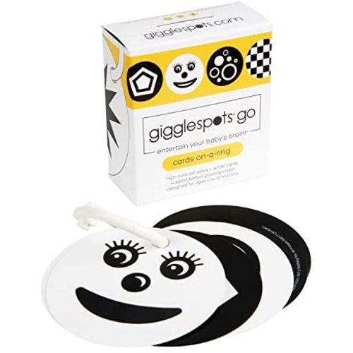 Gigglespots: Black and White Baby Flashcards (Classic On-a-Ring)