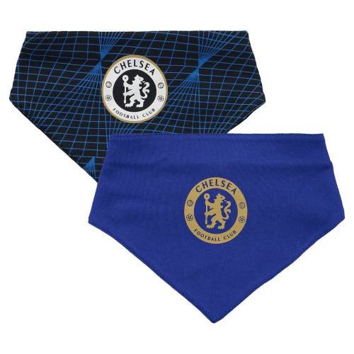 Chelsea 23-24 Kit 2 PK Bibs - Blue/White  - Baby