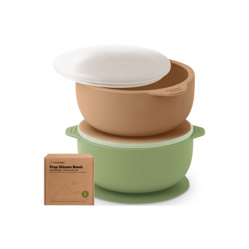 2-Pack Silicone Suction Bowls