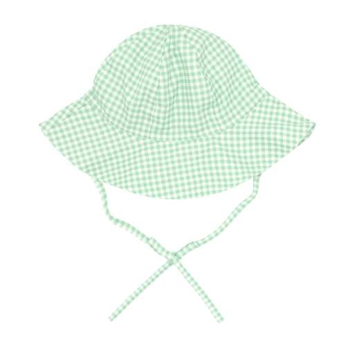 unisex baby palm gingham sun hat