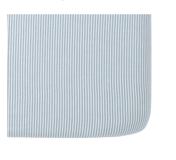 Seersucker Crib Sheet - Marine Blue – Pehr