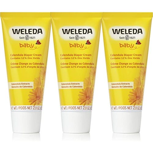 Weleda Baby Calendula Diaper Cream, 2.8 Fluid Ounce (Pack of 3)