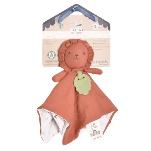 Lion Comforter with Rubber  Teether
