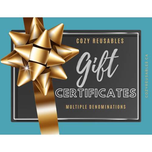 Cozy Reusables - Gift Certificate