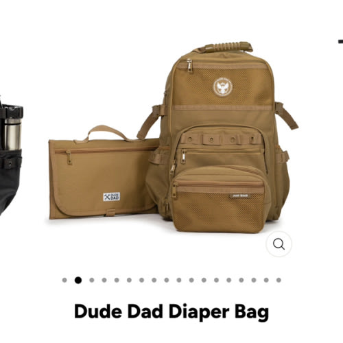 Dude Dad Diaper Bag