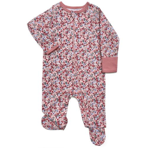Wonder Nation Baby Gender Neutral Zip Front Footed Sleep N Play Pajamas, 2-Pack, Sizes Preemie-6/9 Months