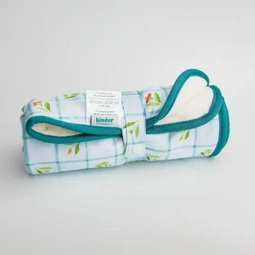 Ultra-Soft Bamboo Machine Washable and Wipeable Diaper Change Mat - Isla Floral