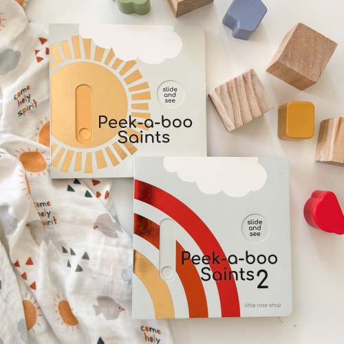 Peek-a-Boo Saints Board Book Bundle