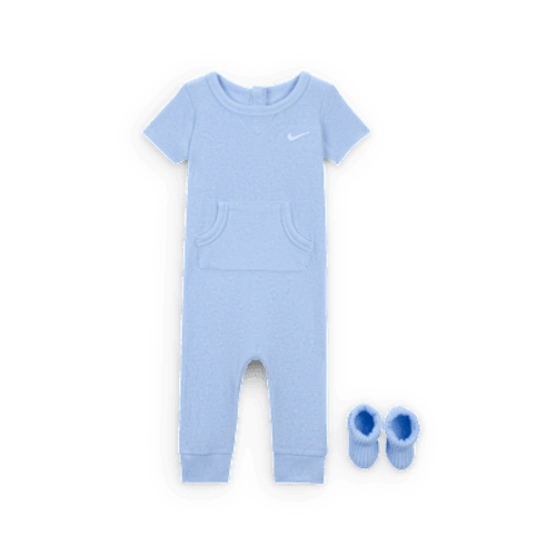 Nike Baby Rib Knit Romper and Socks Set