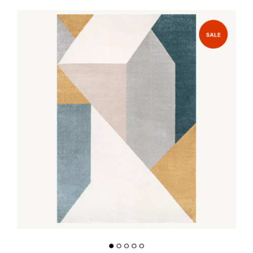 Modern Abstract Rug | Light Grey – Rugs USA