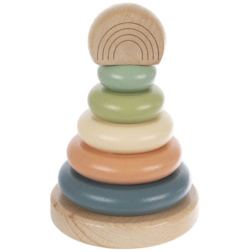 Rainbow Wood Ring Stacking Toy | Hobby Lobby | 2241883