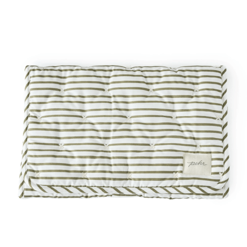 Striped On the Go Portable Changing Pad