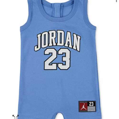 Baby Jumpman 23 Jersey Romper - University Blue