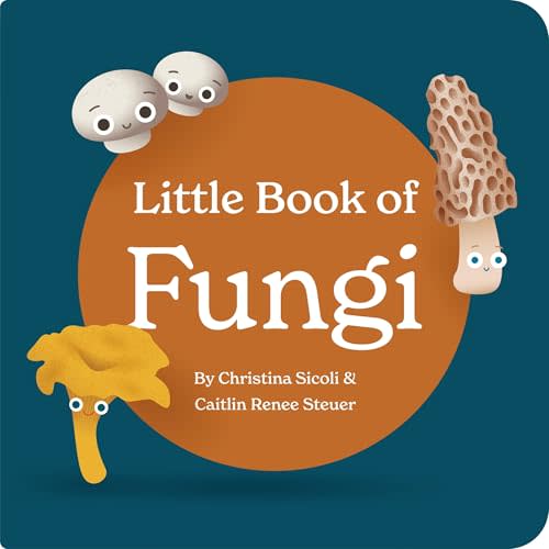 Little Book of Fungi Board Book for Babies and Toddlers Exploring Mushroom Facts and Clever Rhymes Classroom Learning Resource Baby 0-12 Months Ages 1-4 by Chunky Deli