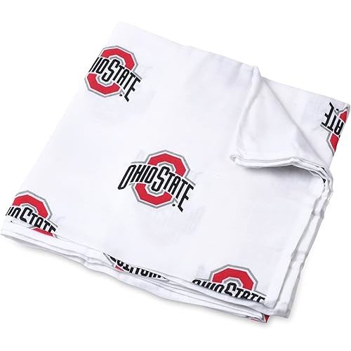 The Ohio State University Muslin Swaddle Blanket 47x47in