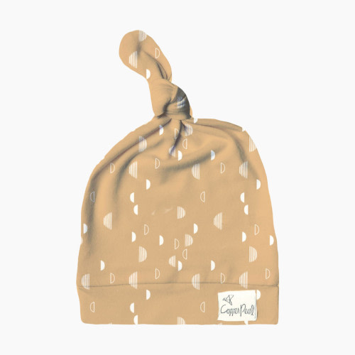 Copper Pearl Printed Top Knot Hat - Atlas