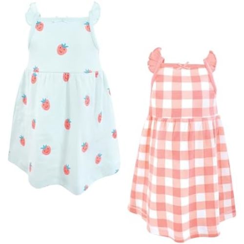 Luvable Friends Hudson Baby Sleeveless Dresses 2pk
