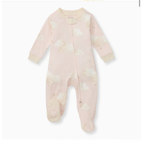 Good Night Sky Organic Cotton Sleep and Play Ice Flow
