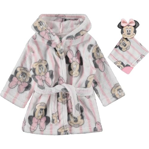 Disney baby-boys Baby Robe With Lovie Attacehment