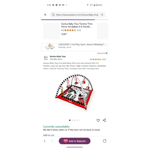 Amazon.com: Genius Baby Toys: High-Contrast Toys in Black, White, Red