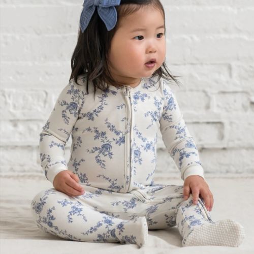 Serena Floral / Rain / 0-3M